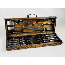 Набор шампуров подарочный Silver (7809)