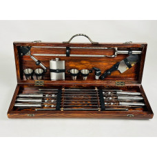 Набор шампуров подарочный Silver Black (7904)