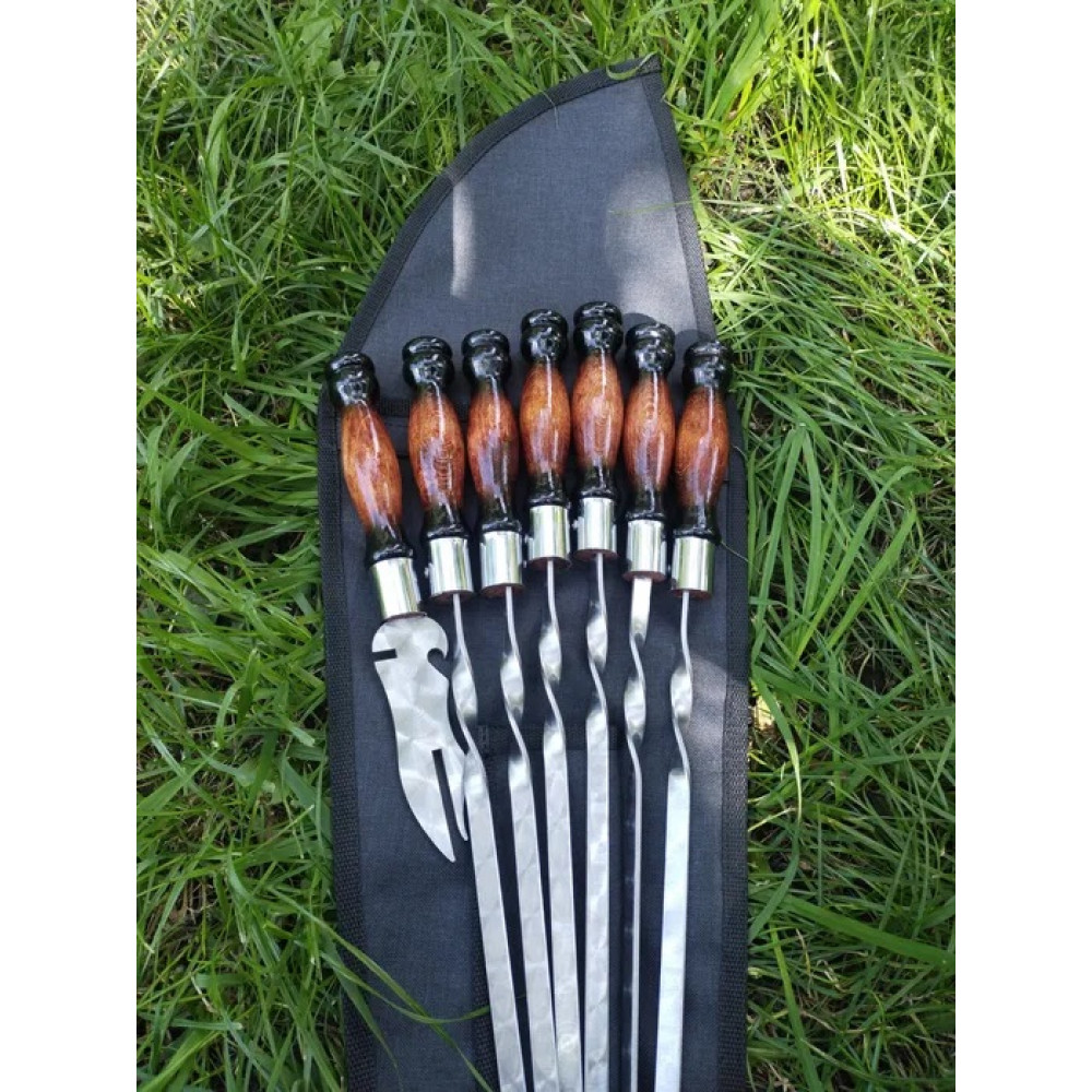 Набір: шампура, виделка