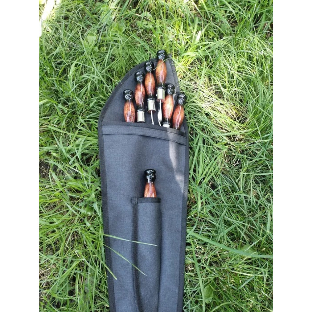 Набір: шампура, виделка