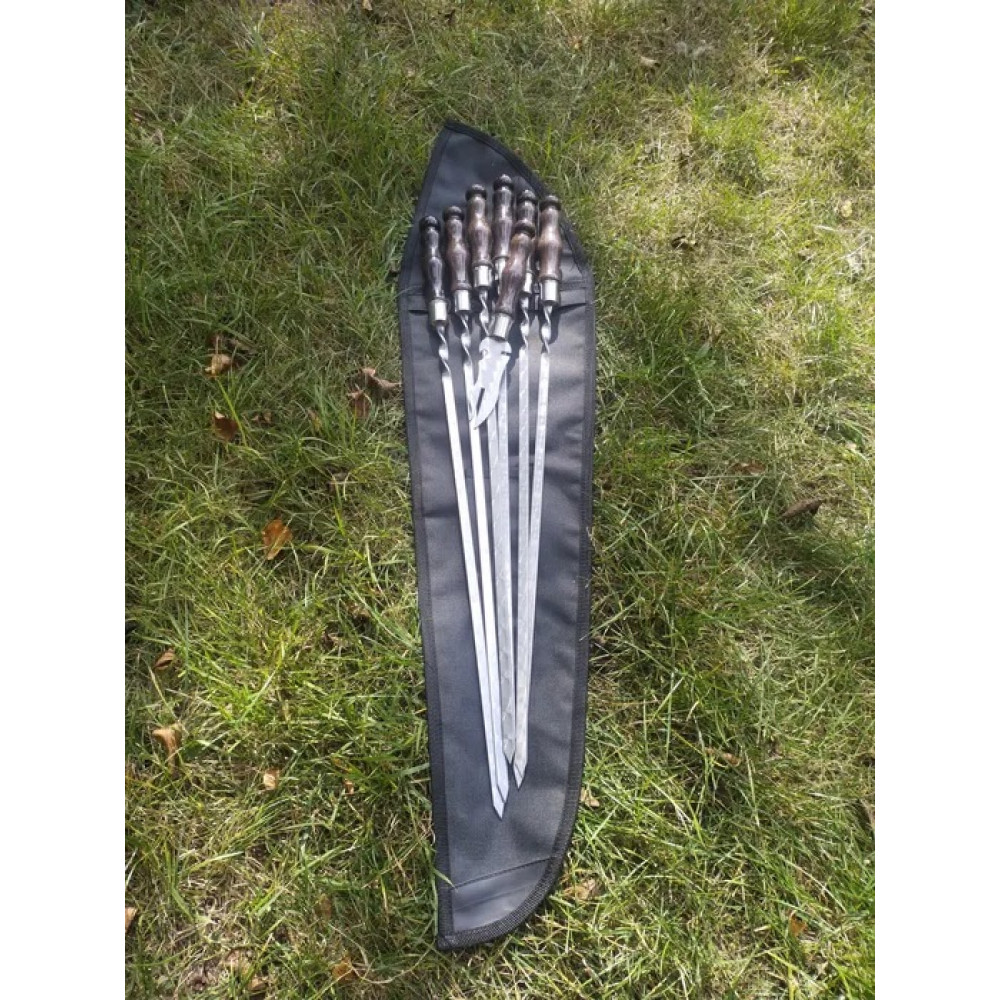 Набор: шампура, вилка,