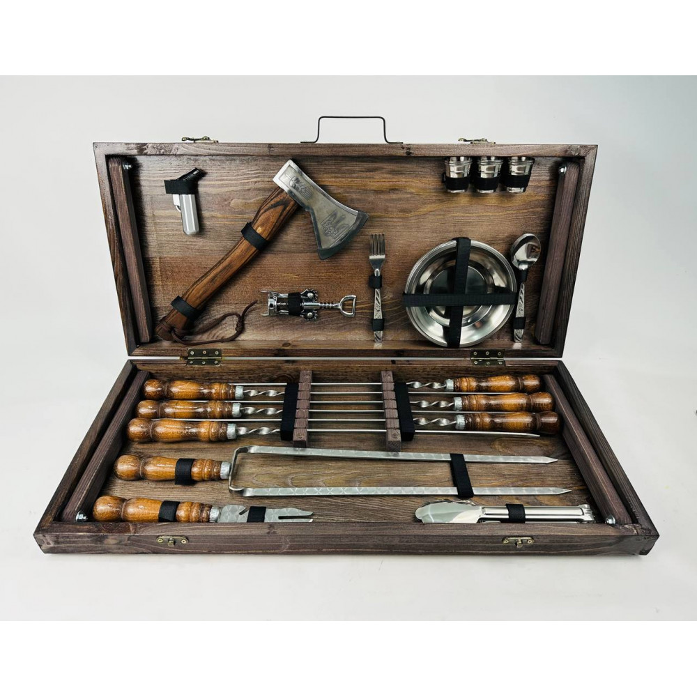 Набір шампурів Кизляр в кейсі-столику (7502)