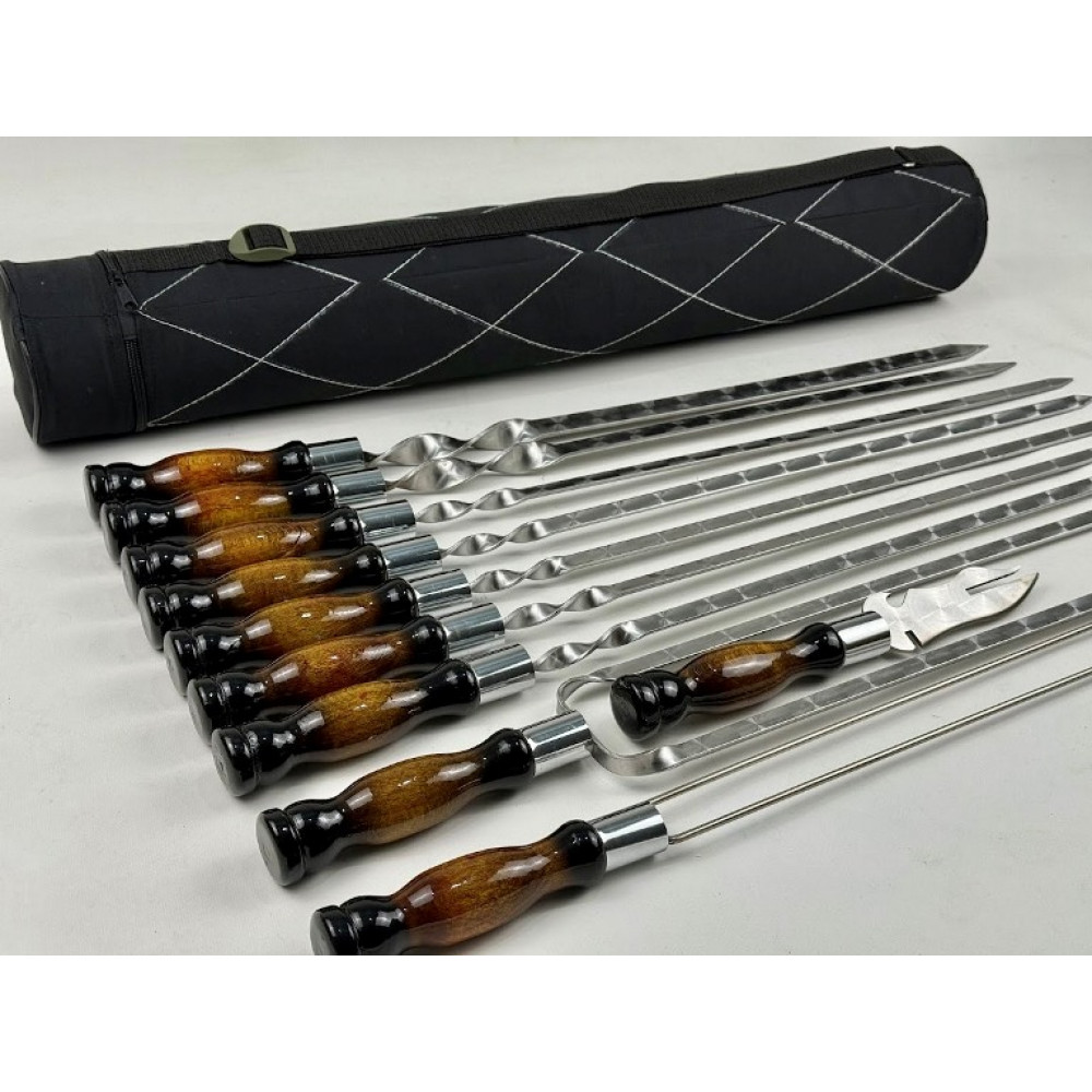 Набір шампурів Преміум у тубусі