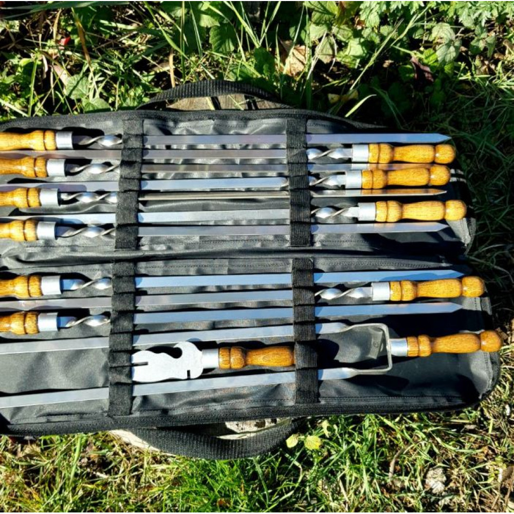 Набір шампурів на 6 - 12 шампурів у чохлі