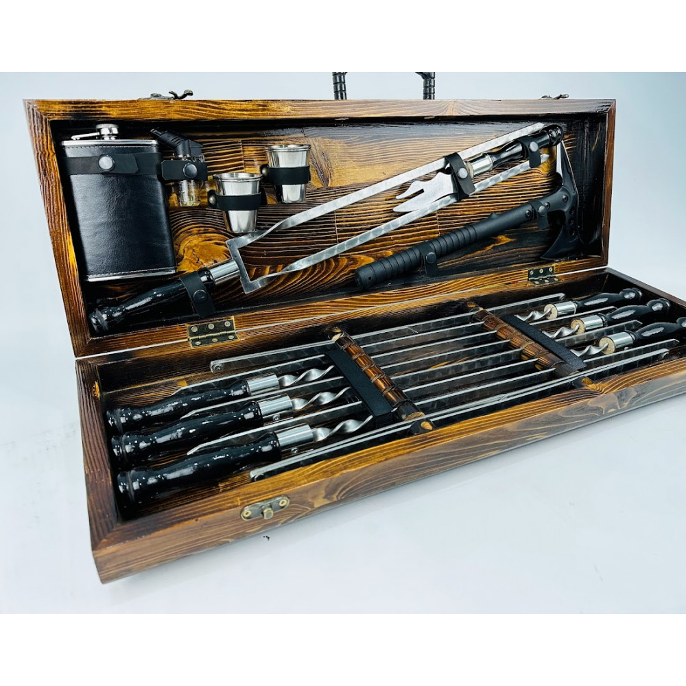 Набір шампурів подарунковий Mr. Black (7905)