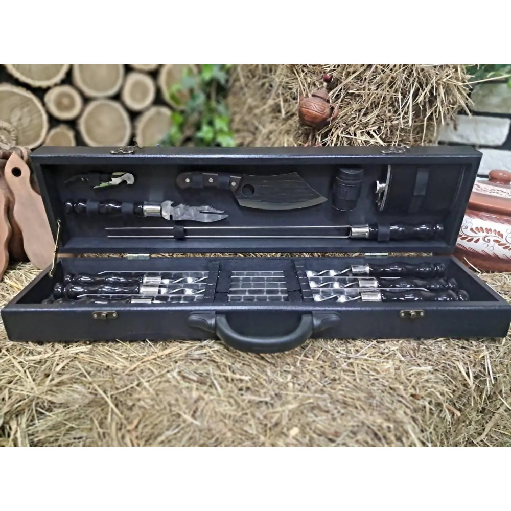 Набір шампурів у кейсі (L-203)