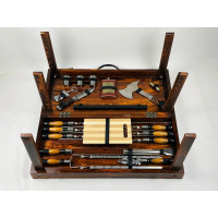 Набір шампурів у кейсі-столику (7301)