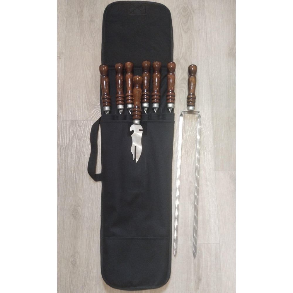 Набір шампурів у чохлі Кизляр