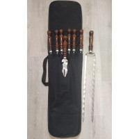 Набір шампурів у чохлі Кизляр