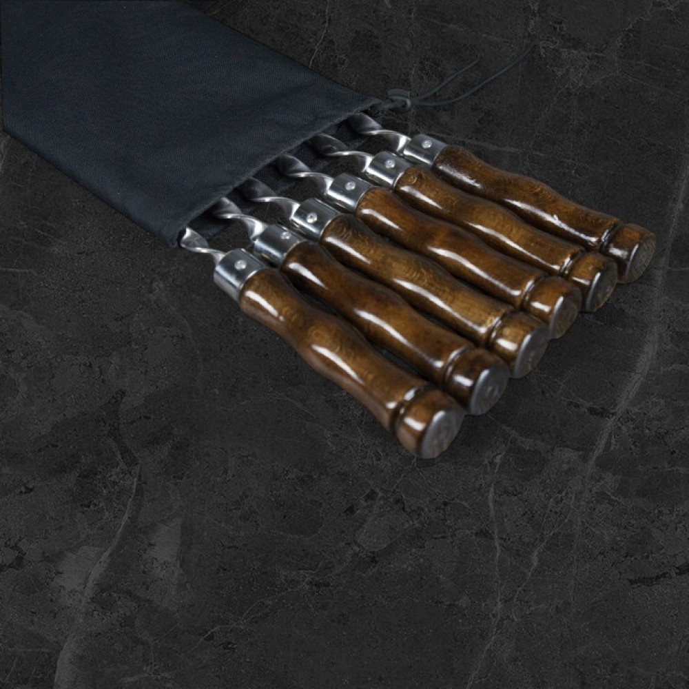 Набір шампурів у чохлі Компакт на 6 шампурів