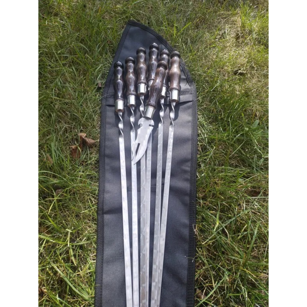 Набір: шампура, виделка,