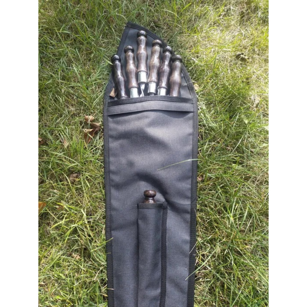 Набір: шампура, виделка,