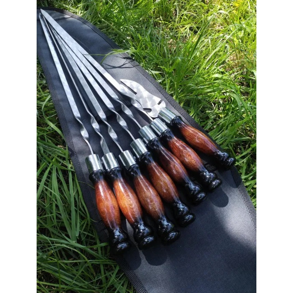 Набір: шампура, виделка