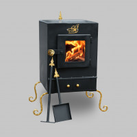 Пекти камін Екожар Комфорт Плюс, з камерою допалу вторинних газів