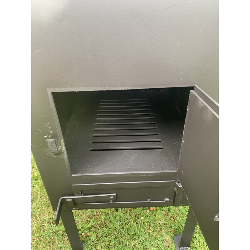 Піч 4 мм буржуйка опалювально-варильна до 40 кв м + кочерга у подарунок