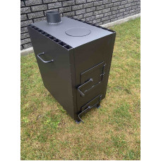 Піч буржуйка 4 мм опалювально-варильна з конвекцією