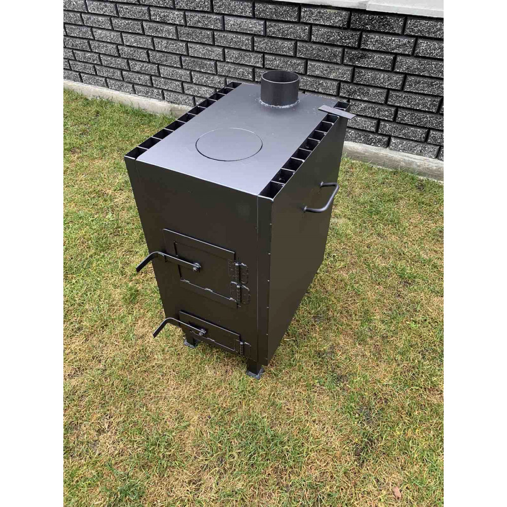 Піч буржуйка 4 мм опалювально-варильна з конвекцією