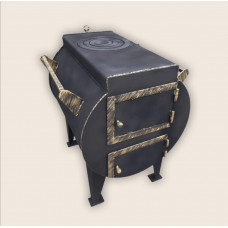 Піч буржуйка 5 мм опалювально-варильна 7,5 Квт