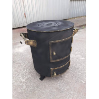 Печь буржуйка 5 мм отопительно-варочная до 50 кв м