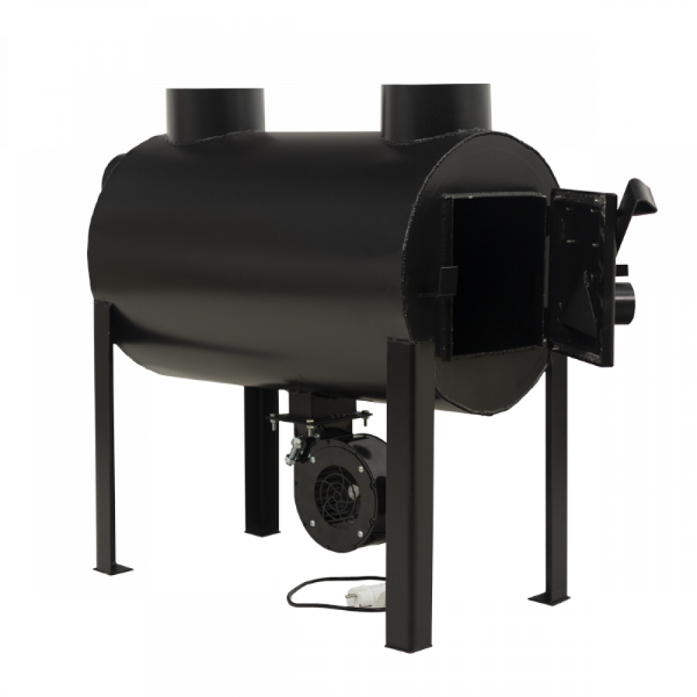 Печь буржуйка Брест 203 ПЛЮС с встроенным вентилятором
