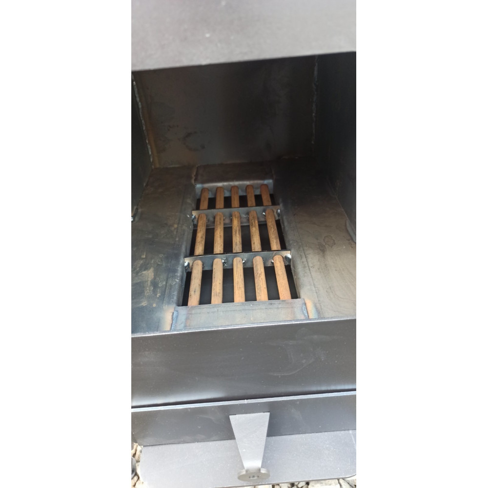 Печь буржуйка отопительно-варочная с камерой дожига газов