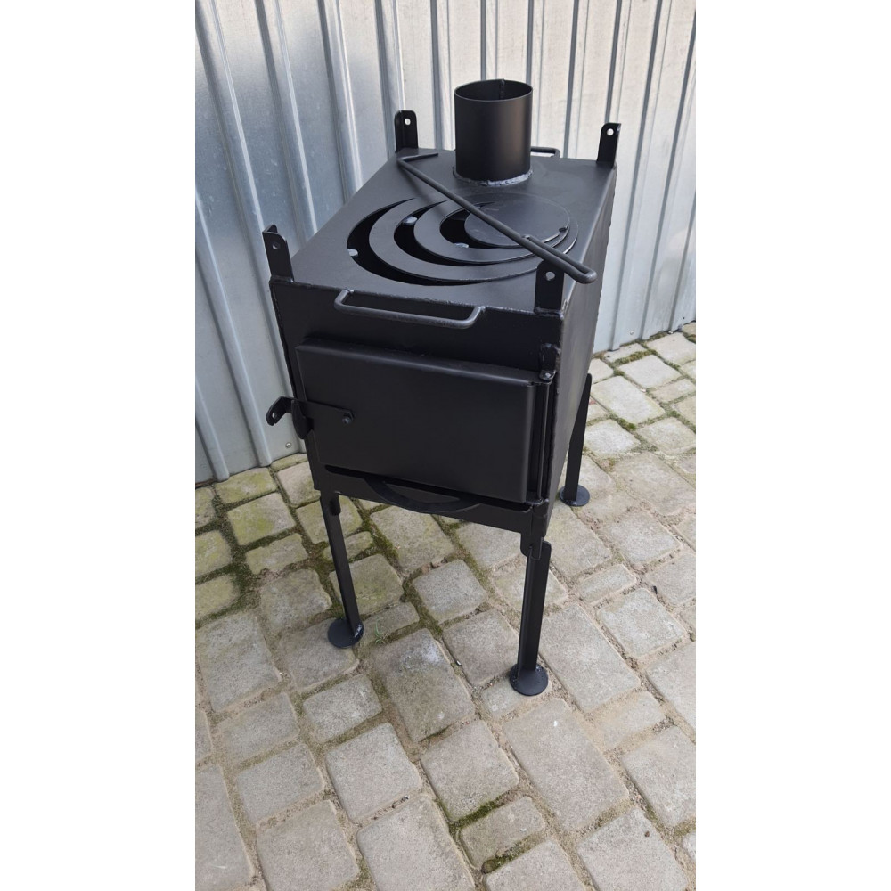 Піч буржуйка опалювально-варильна, сушарка для взуття