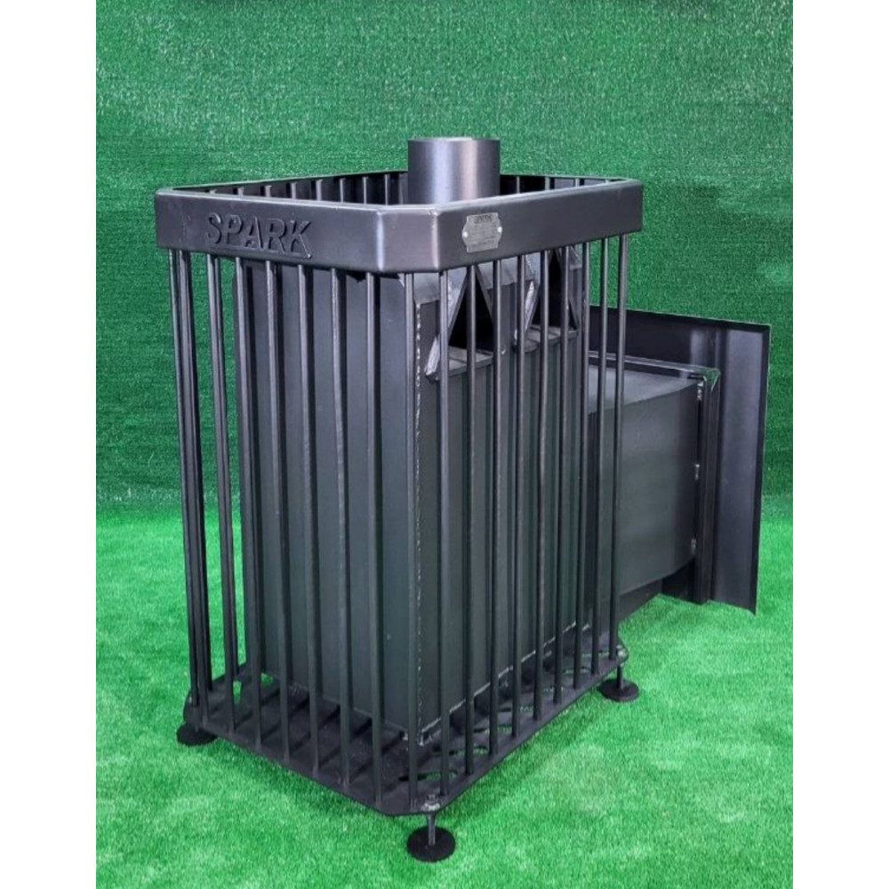 Піч для лазні кам'янка до 25 м3 зі склом