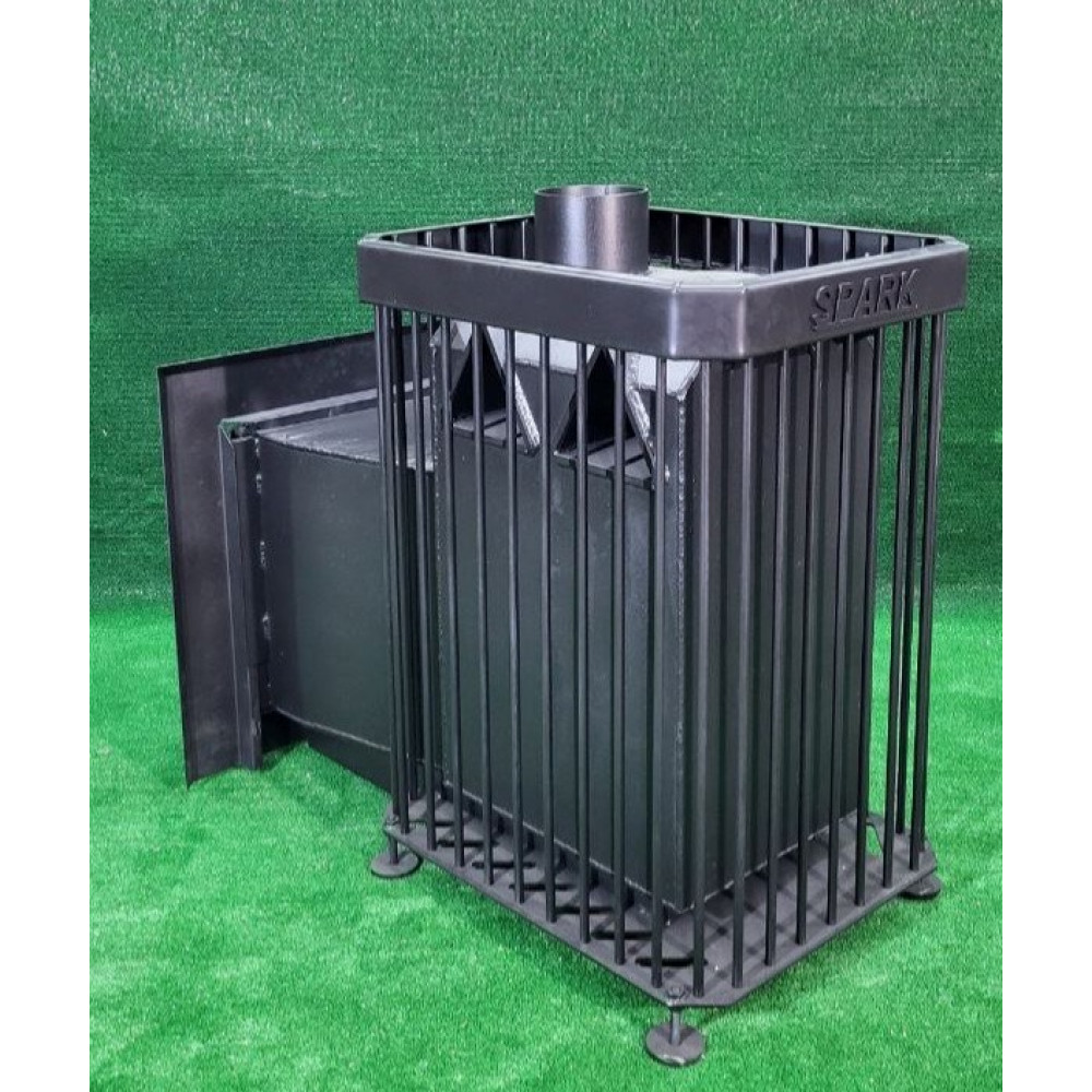 Піч для лазні кам'янка до 25 м3 зі склом