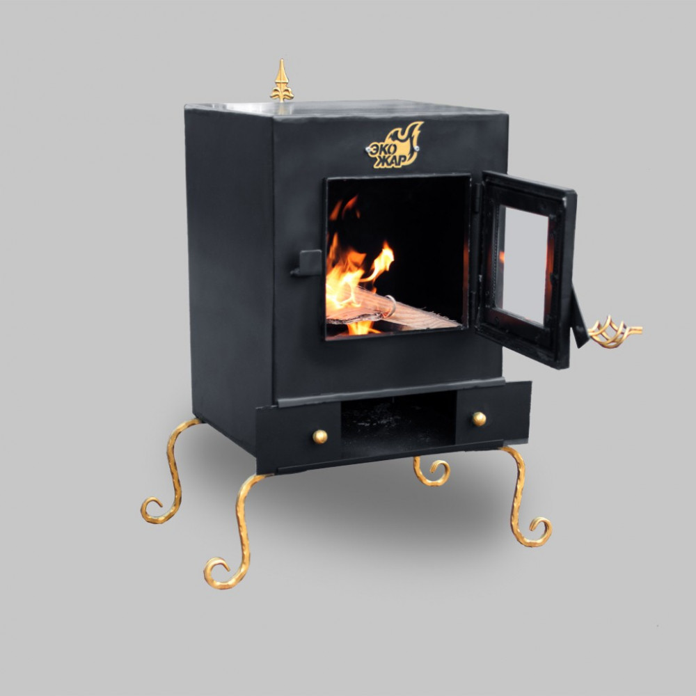 Пекти камін Екожар Комфорт Плюс, з камерою допалу вторинних газів
