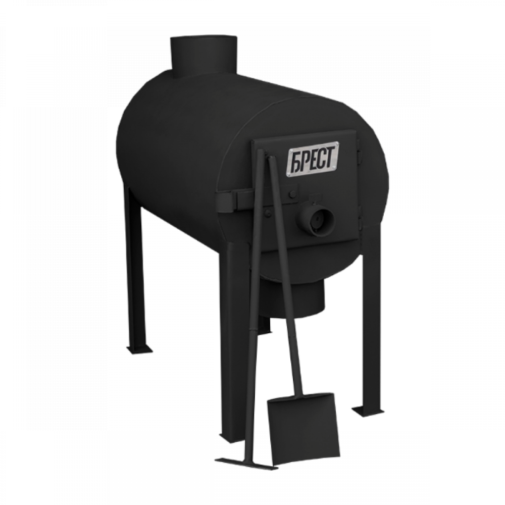 Піч опалювальна Брест 200 (Булерьян Тип 01) з вертикальним виходом теплового повітря