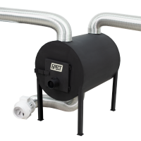 Піч опалювальна Брест 500 (Булер'ян Тип 03) з вертикальними тепловими виходами