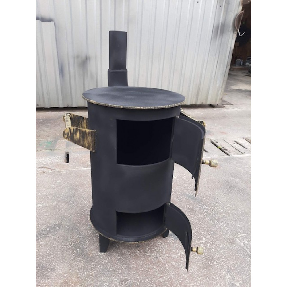 Печь отопительная буржуйка 6 мм на 40 кв м