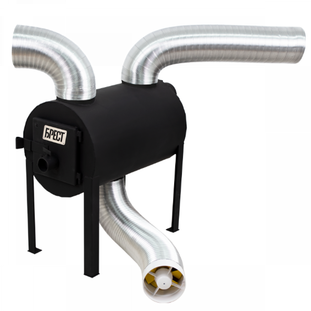 Печь отопительная буржуйка Брест 203 с вертикальным выходом тепла