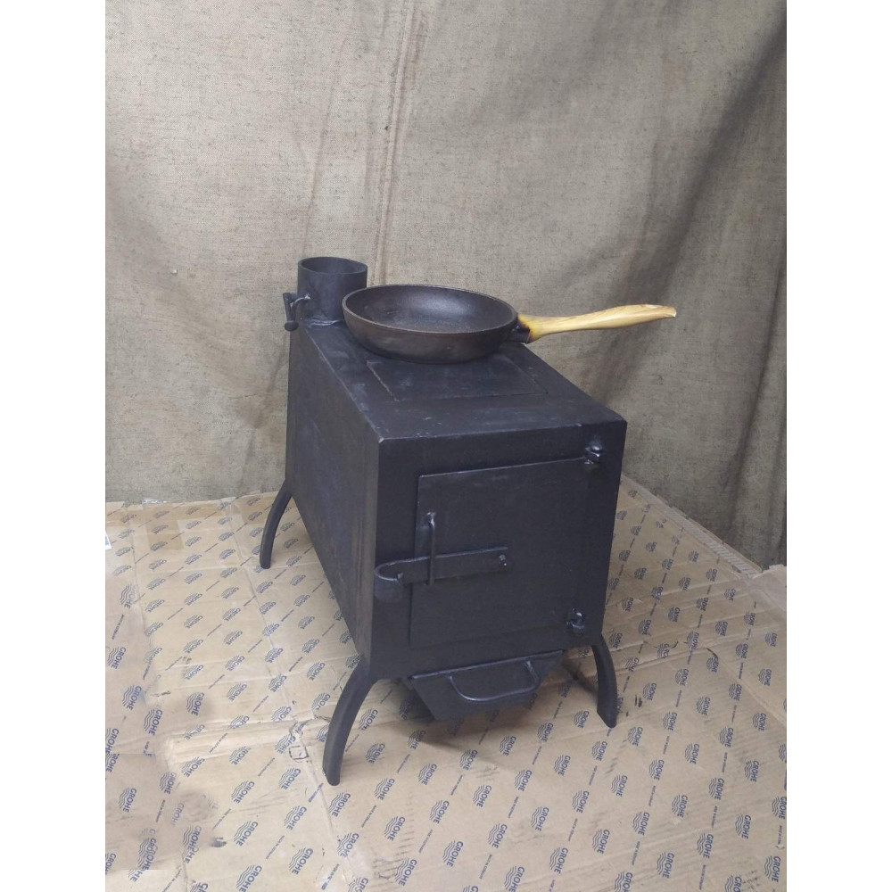 Піч буржуйка опалювальна з поверхнею для приготування Економка