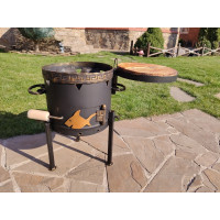 Печь под Казан со столиком, диаметр 300 мм