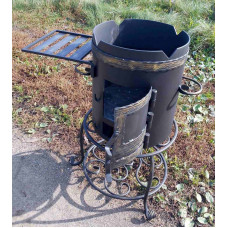 Печь под казан 10-12 литров со съемным столиком Печь под казан 10-12 литров со съемным столиком