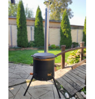 Печь под казан 12-17 л с трубой