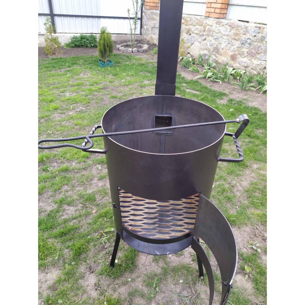 Піч під казан 12-17 л, діаметр 400 мм, знімна труба