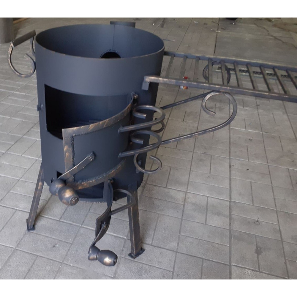 Піч під казан на 12-20 літрів зі зйомним столиком