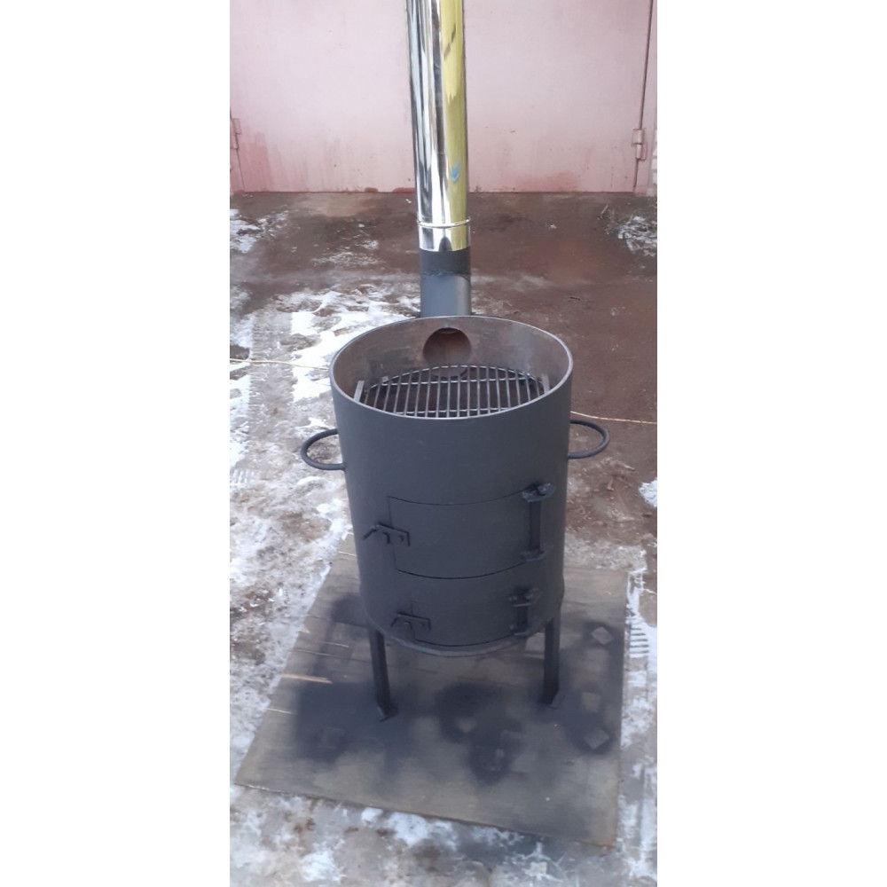 Піч під казан 12-20 л, 6 мм, з трубою