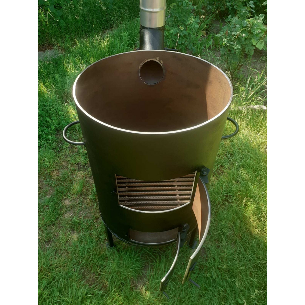 Піч під казан 12-20 л, 6 мм, з трубою