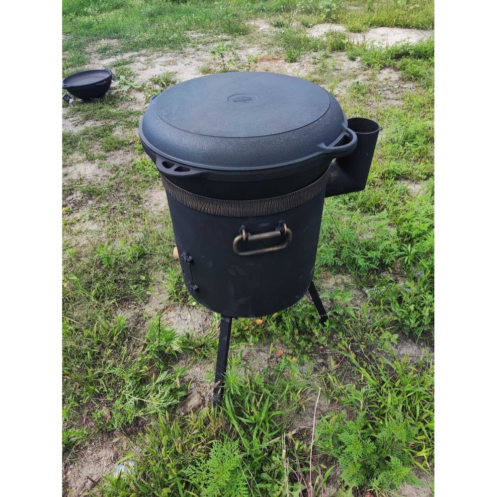 Піч під казан 3 мм на 12 - 16 літрів з виходом для труби