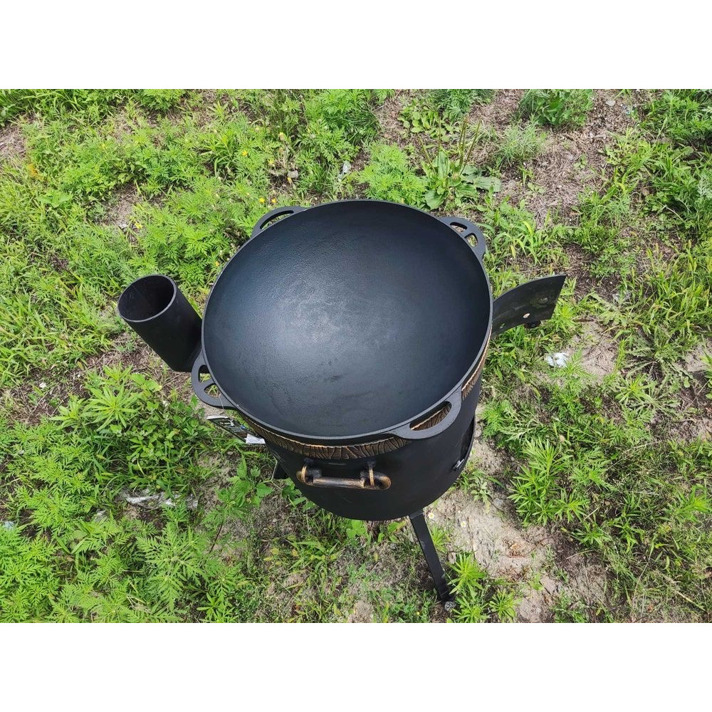 Піч під казан 3 мм на 12 - 16 літрів з виходом для труби