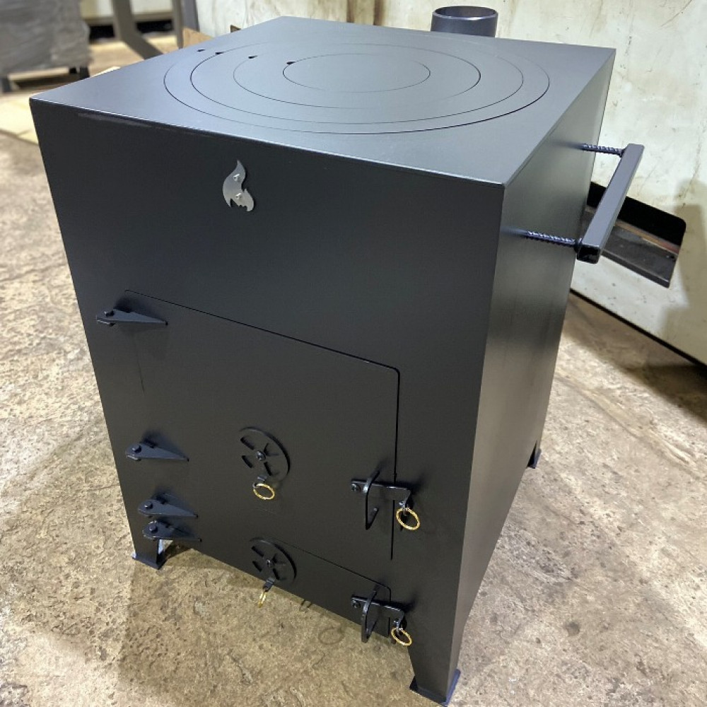 Піч під казан 5 мм, діаметр 46 см, з набірними кільцями + совок та кочерга у подарунок