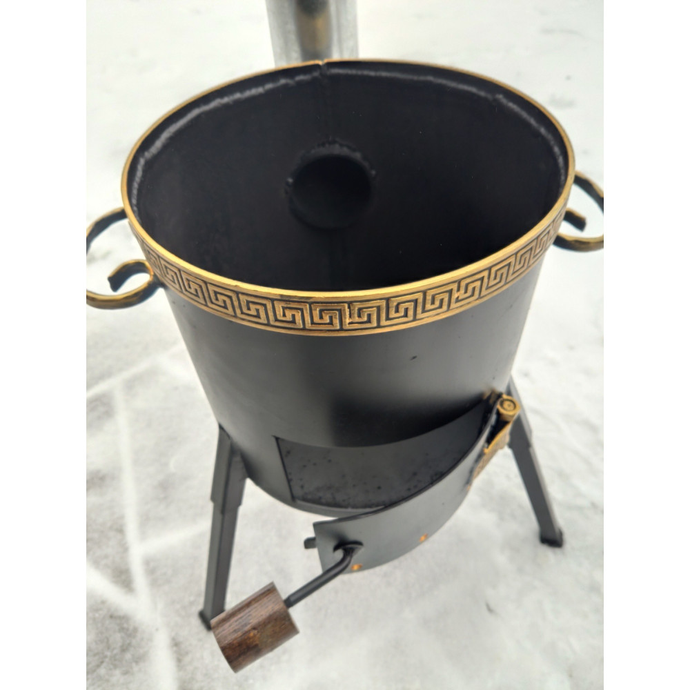 Піч під казан 6-10 л з трубою та шибером