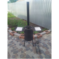 Піч під казан 6-18 л + подарунок кочерга та совок