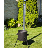 Печь под казан 8-12 л с трубой