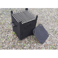 Піч під казан De Luxe 45*45 см з решіткою-гриль