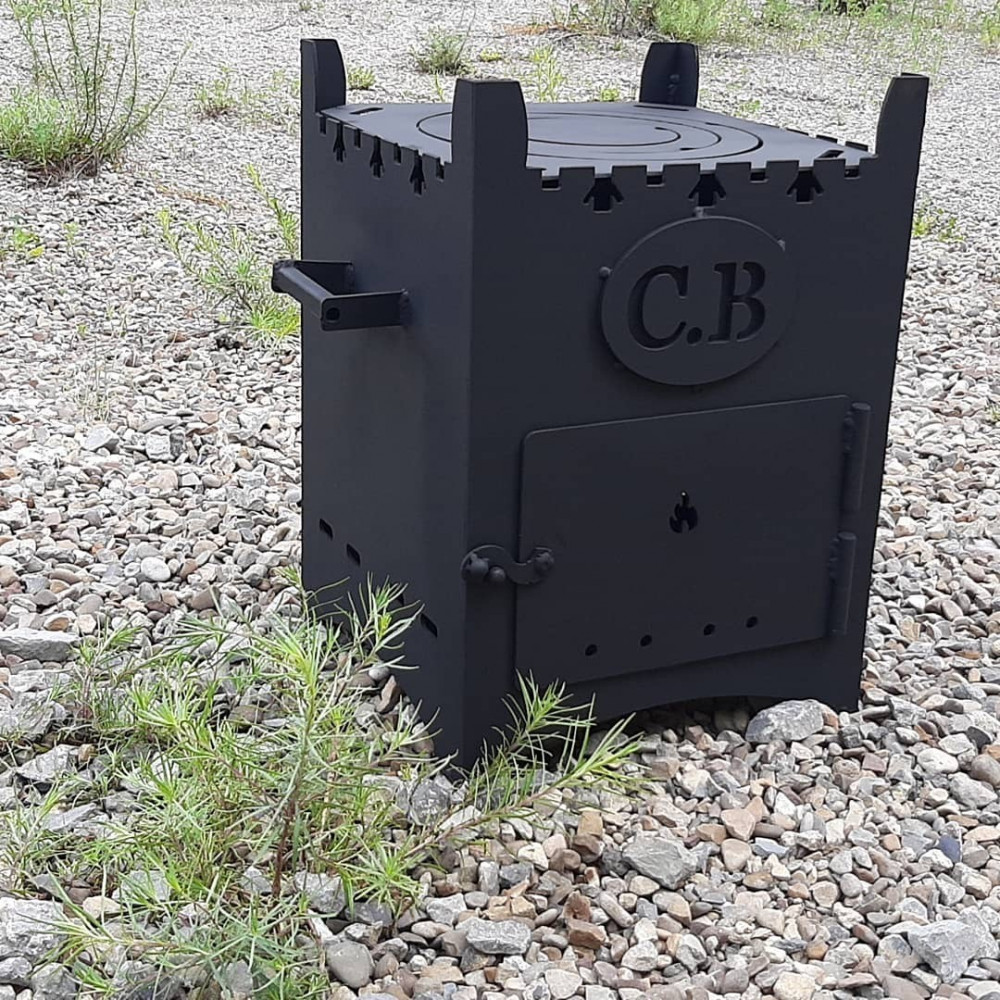 Піч під казан De Luxe 45*45 см з решіткою-гриль