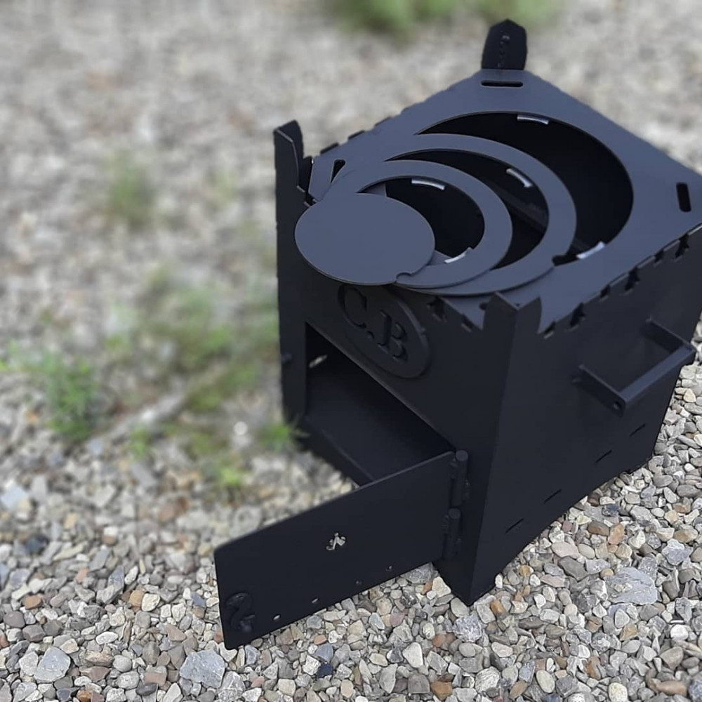 Піч під казан De Luxe 45*45 см з решіткою-гриль